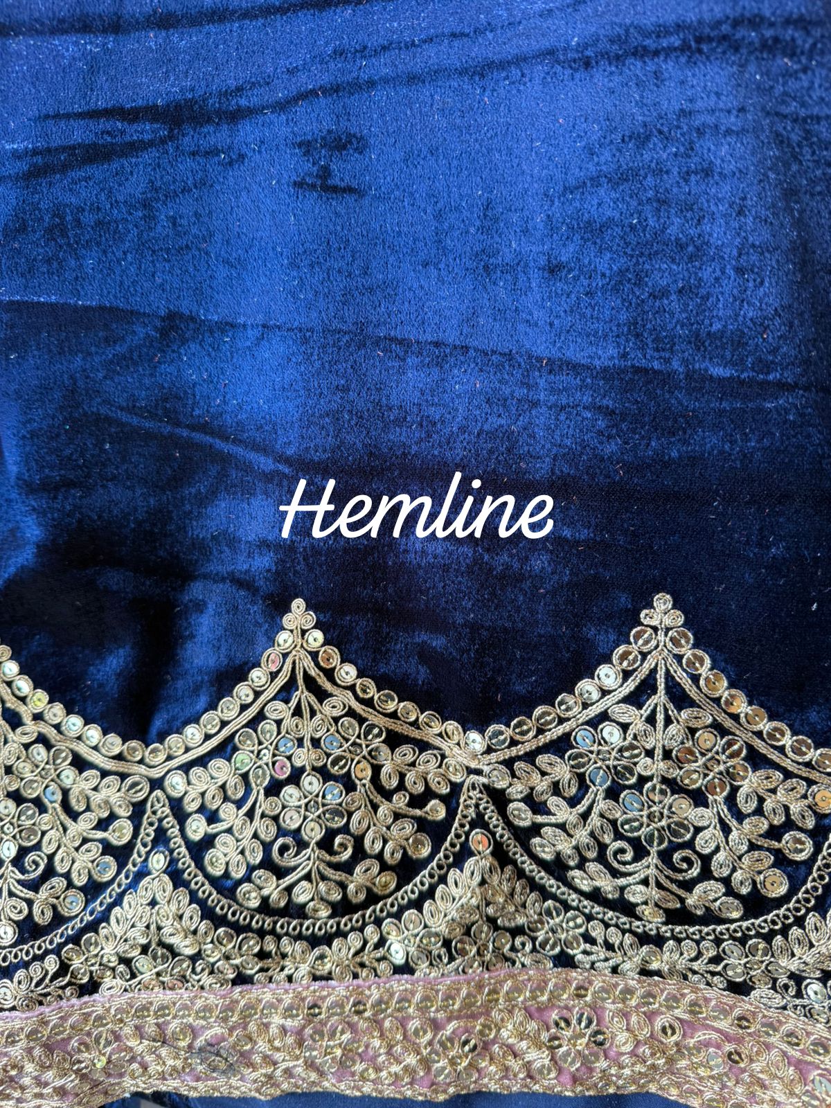 Plain silk velvet Unstitched suit