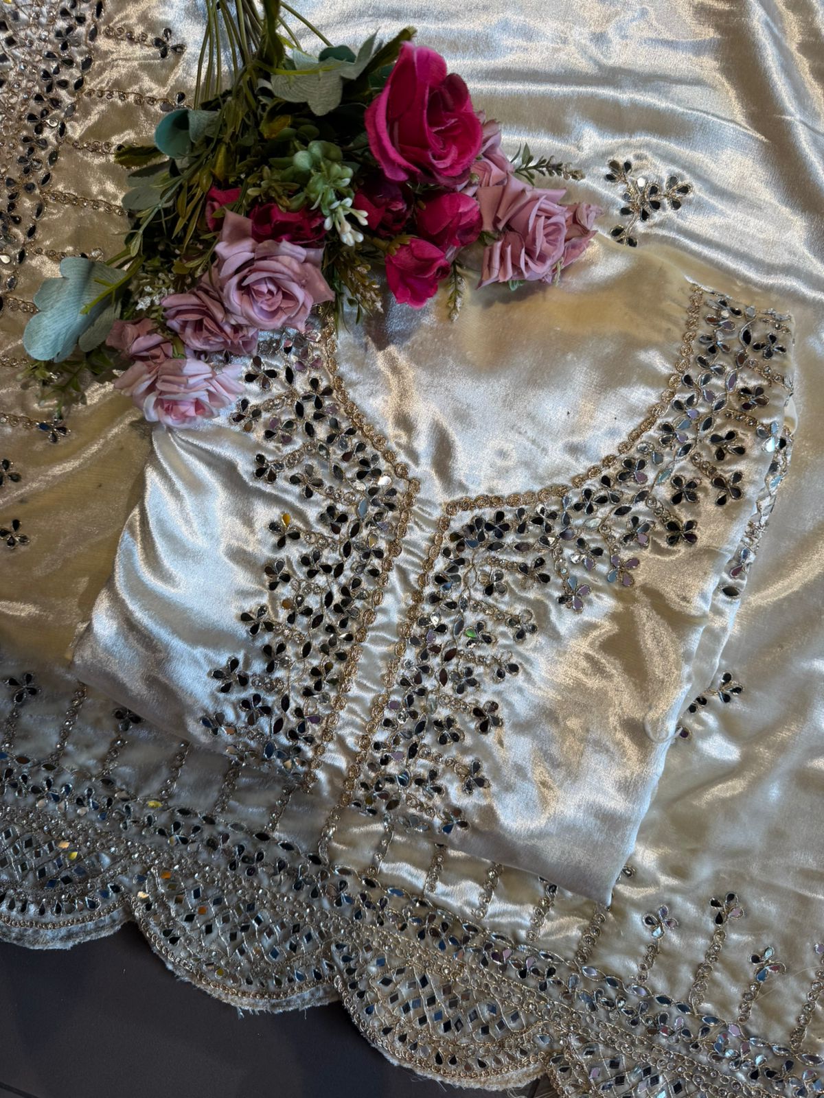 Pure micro velvet plain shirt