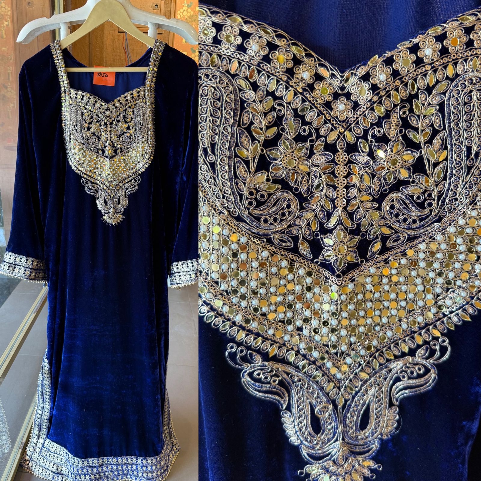 Velvet Long dress