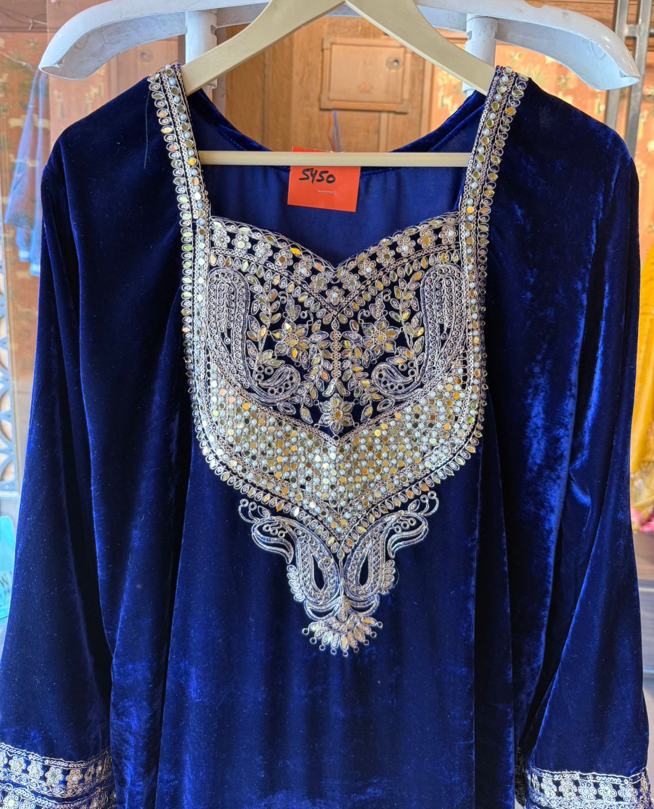 Velvet Long dress