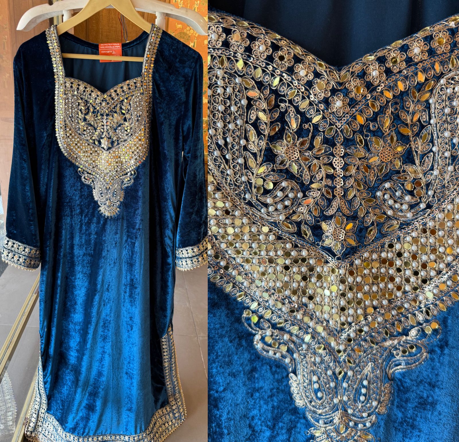 Velvet Long dress
