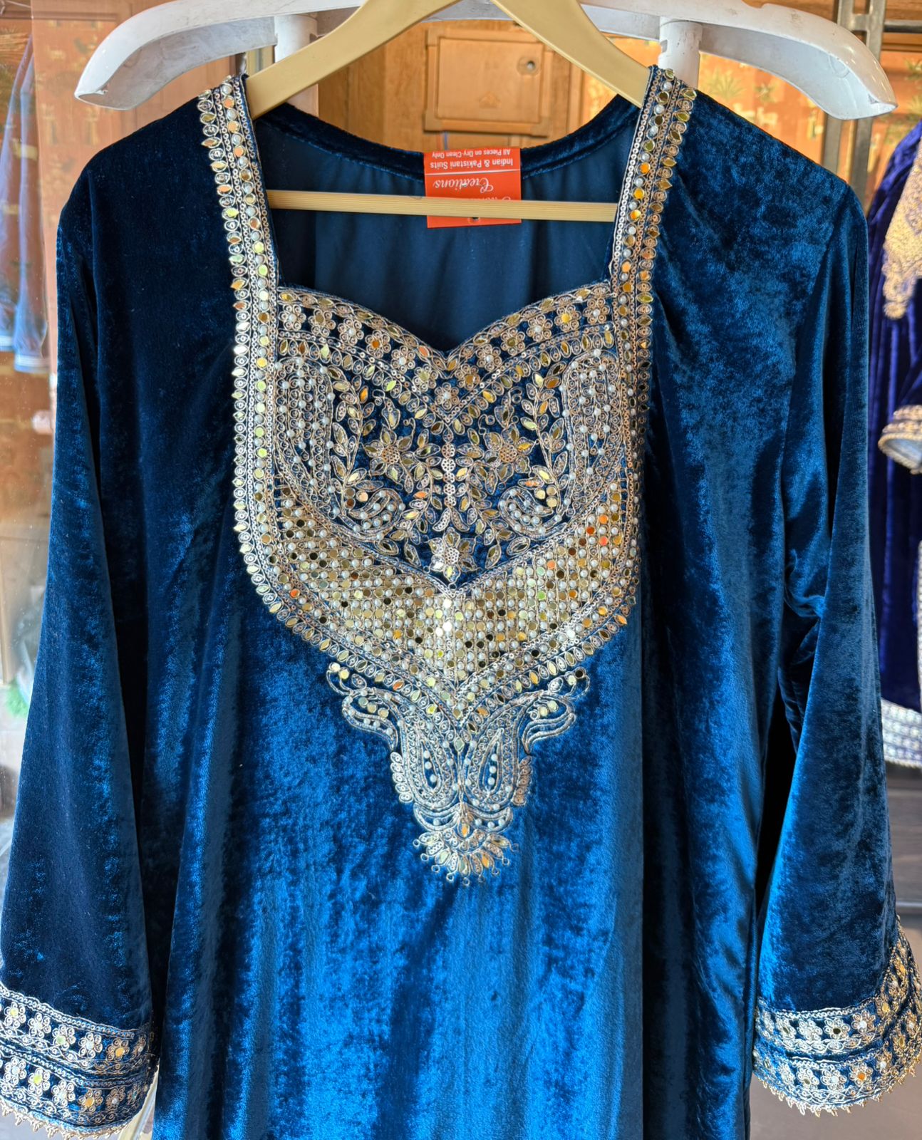 Velvet Long dress