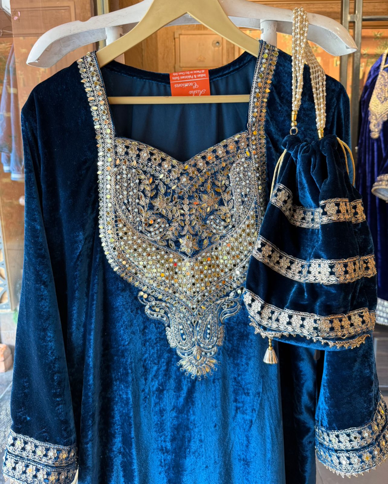 Velvet Long dress