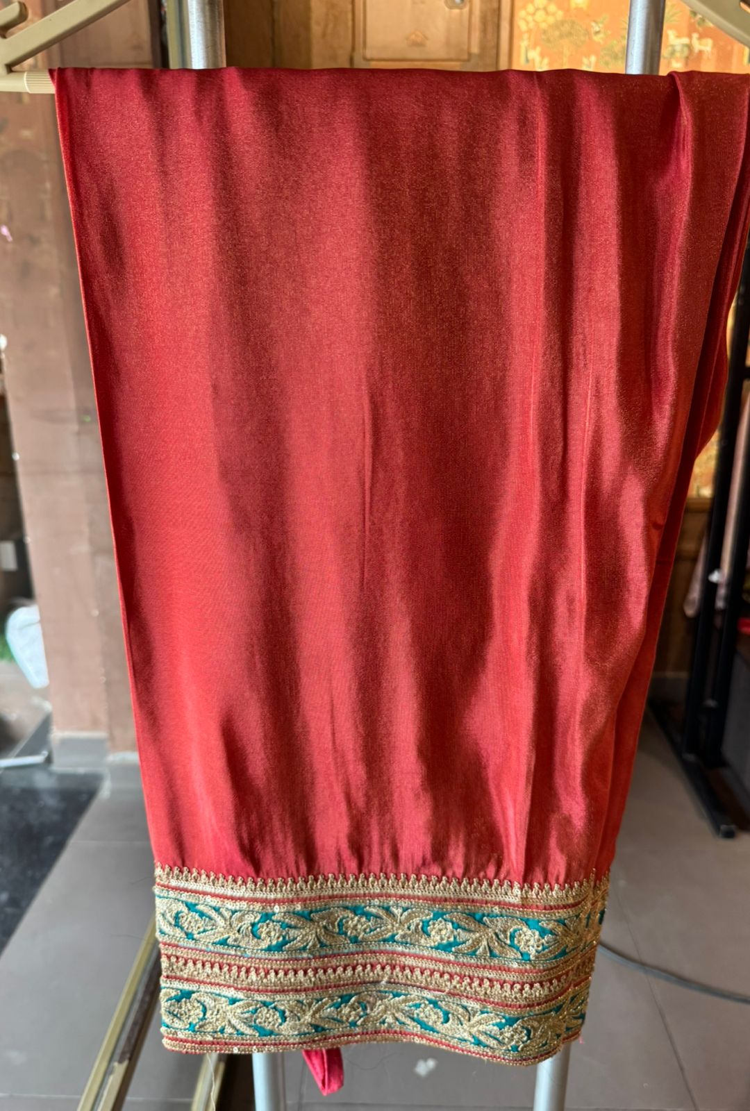 Traditional suit with heavy embellishment
