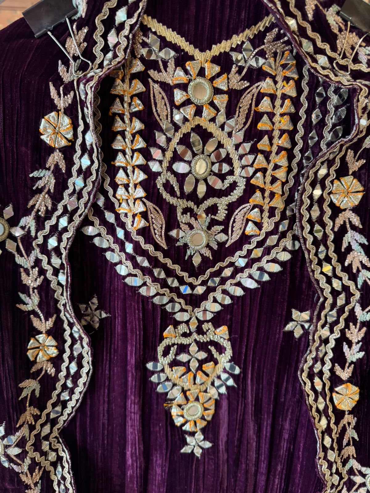 Luxurious rich velvet suit