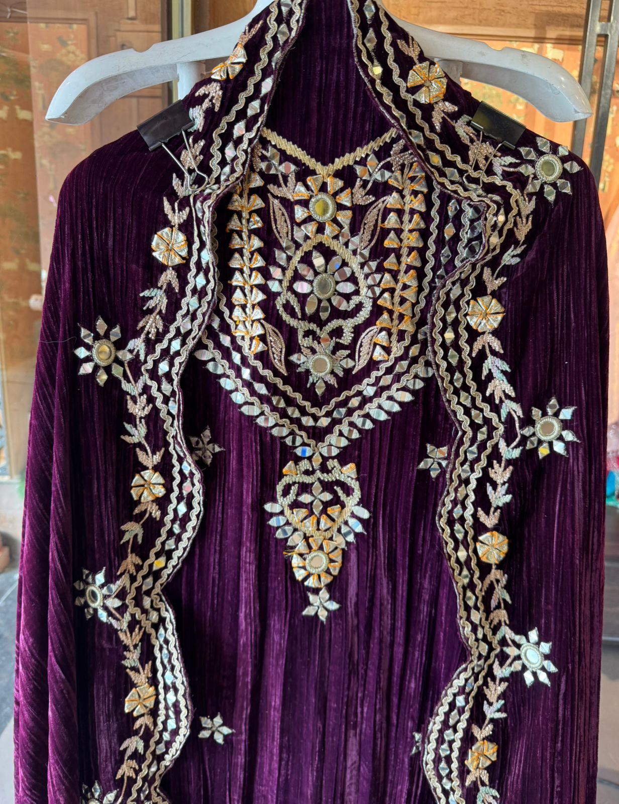 Luxurious rich velvet suit