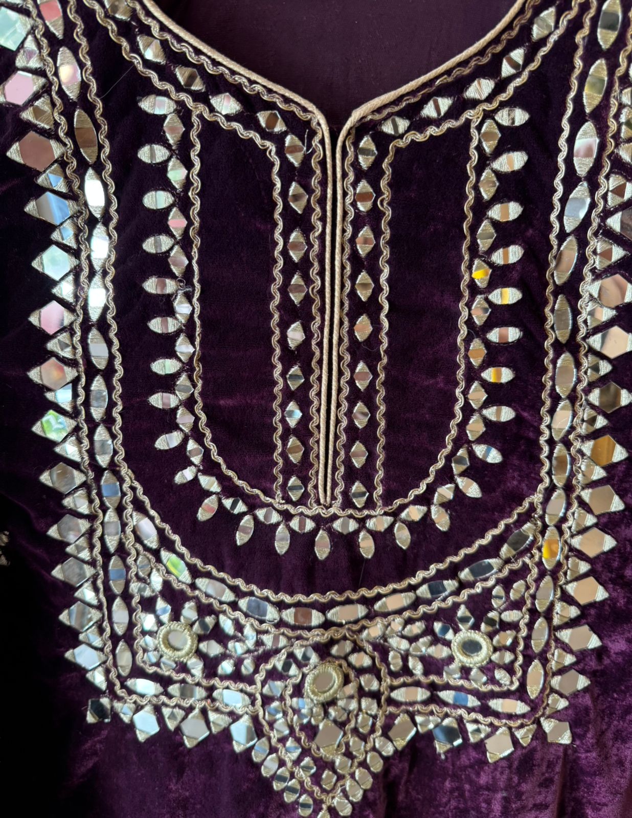 Velvet long Kurta set