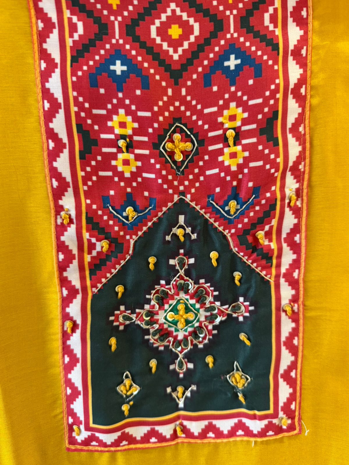 Silk Shirt with digital Bandhani printed