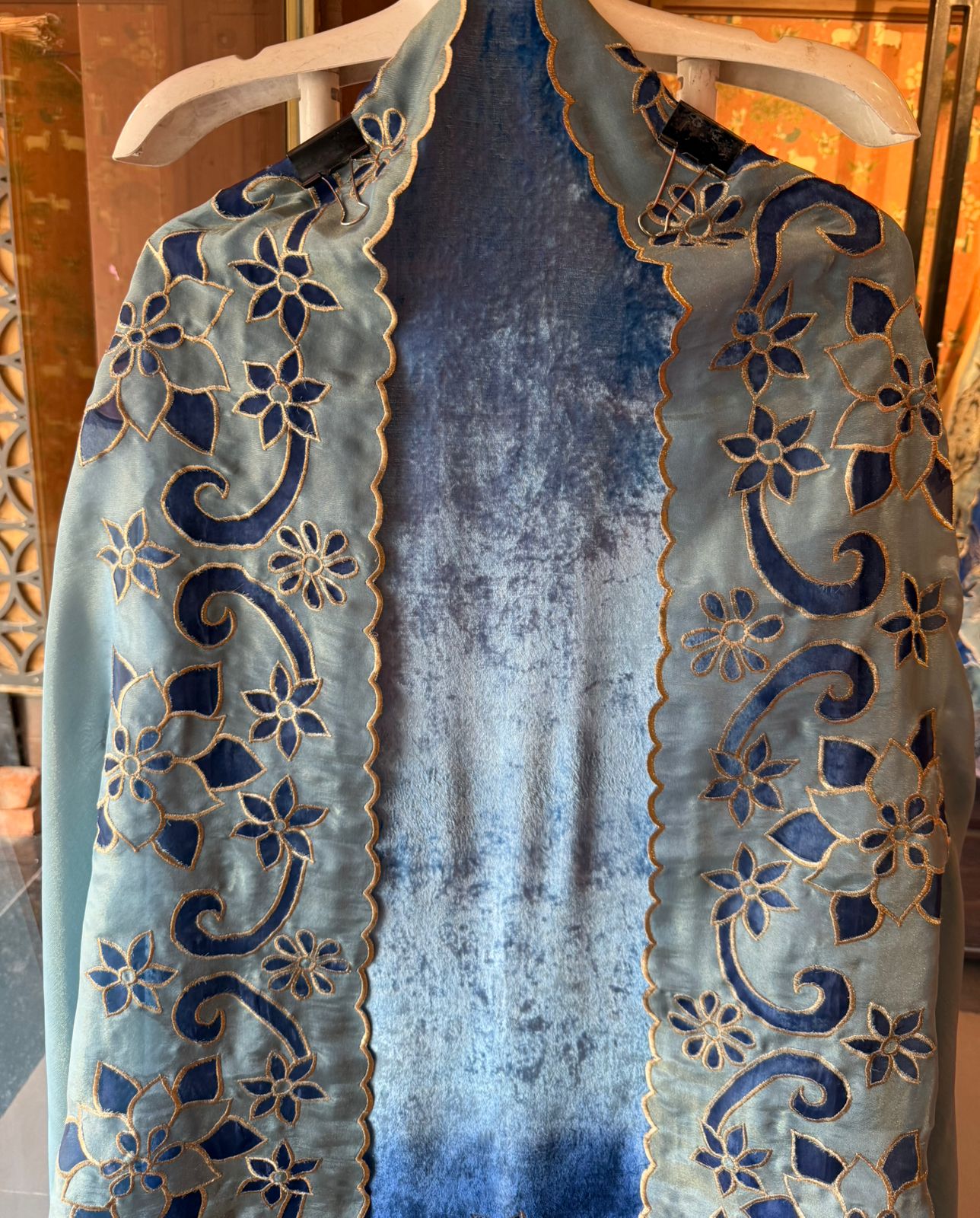 Pure silk velvet Shirt