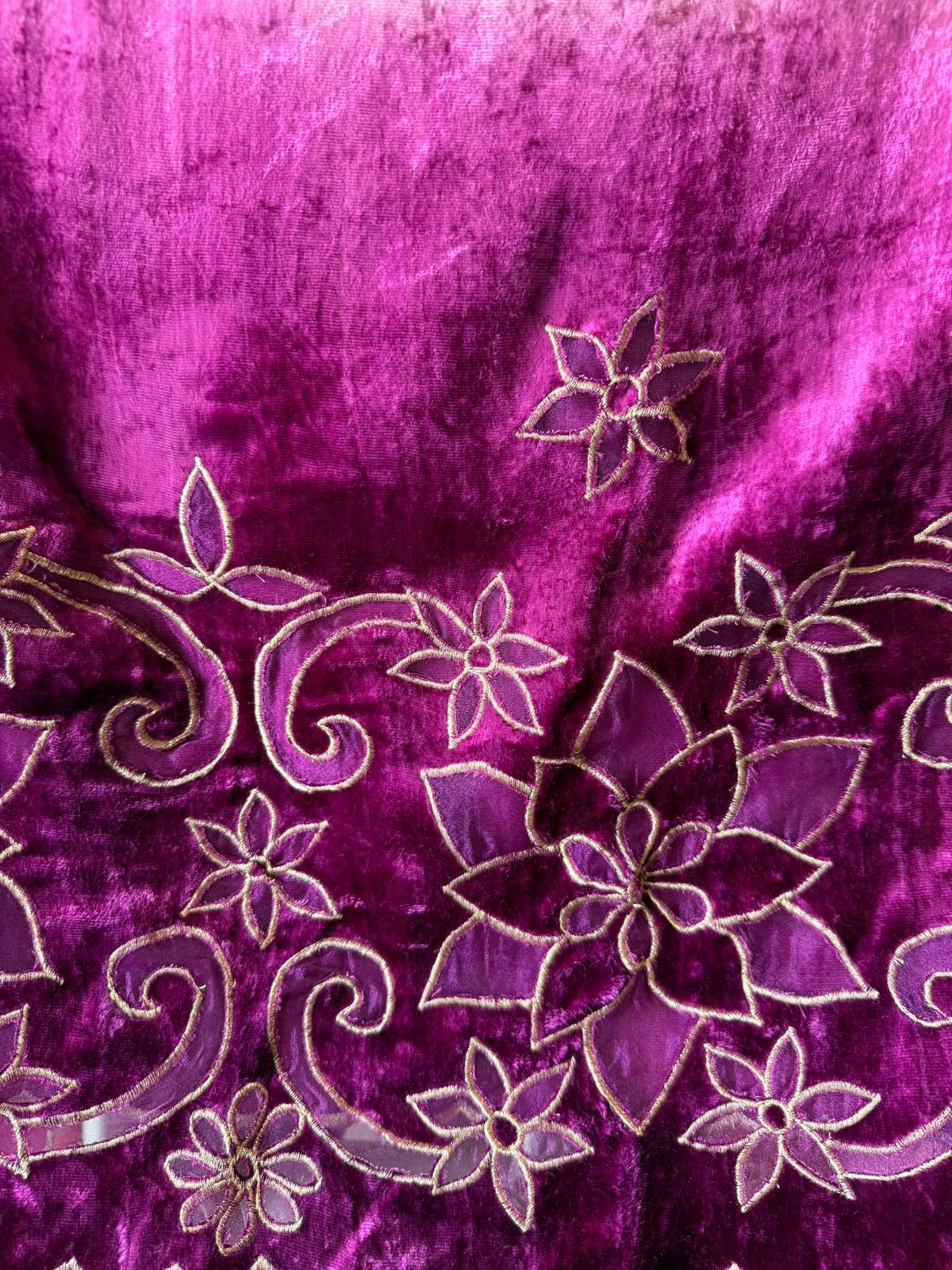 Pure silk velvet Shirt