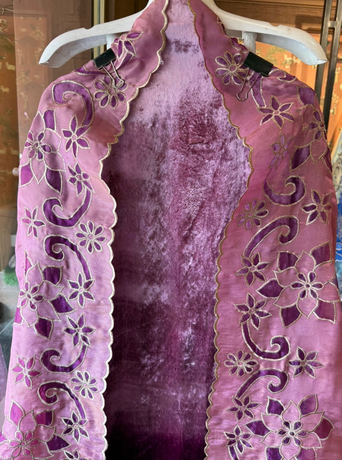 Pure silk velvet Shirt