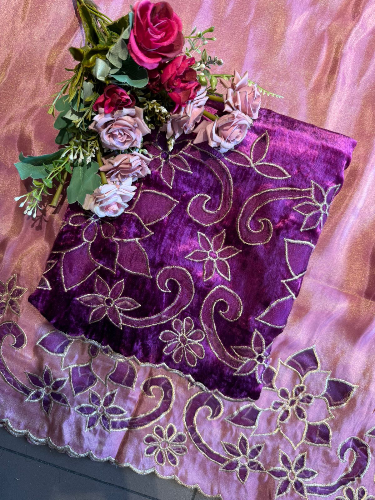 Pure silk velvet Shirt