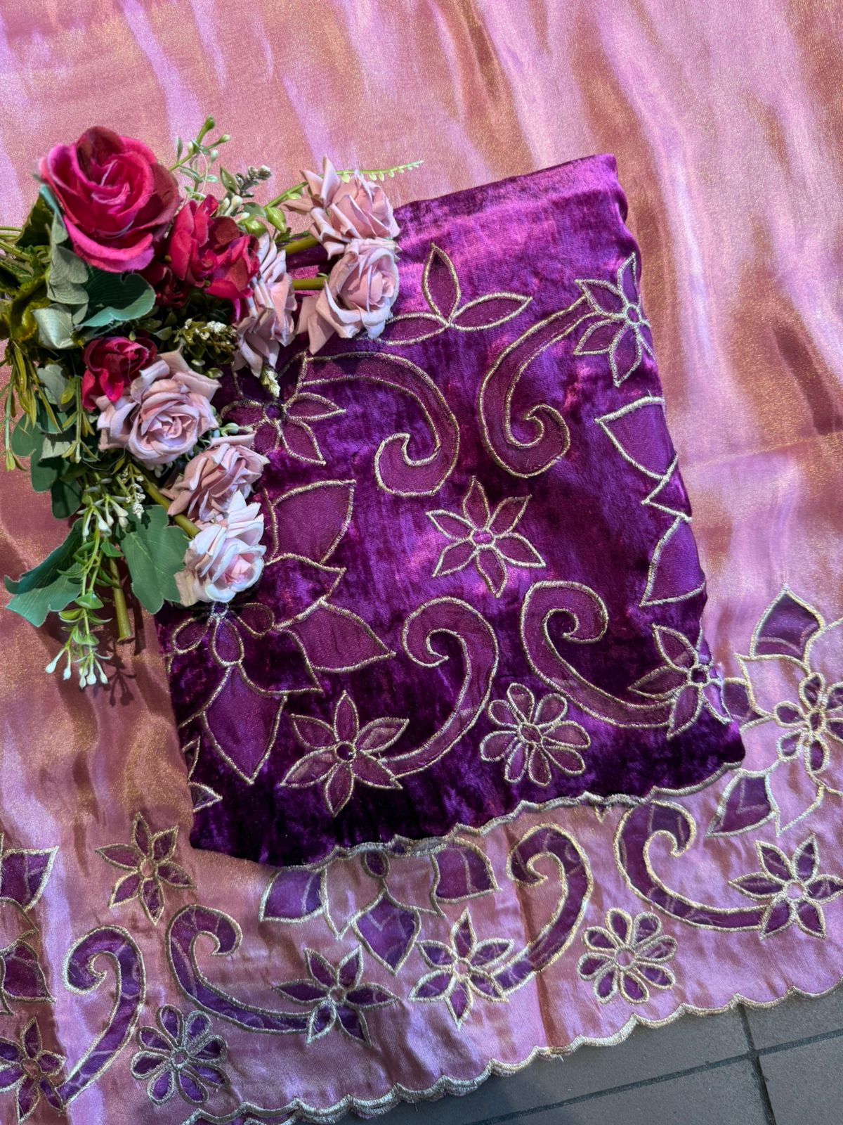 Pure silk velvet Shirt