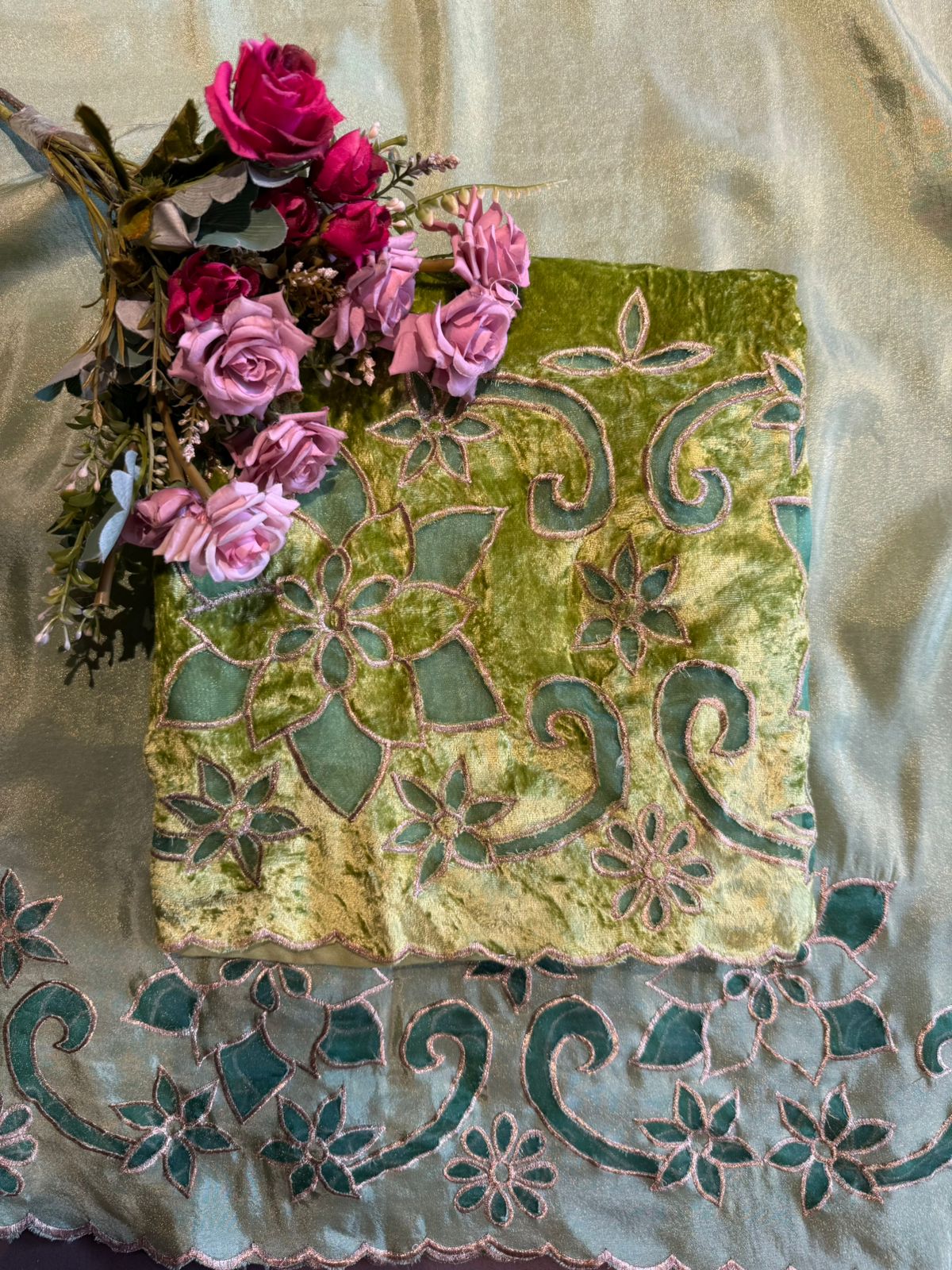 Pure silk velvet Shirt
