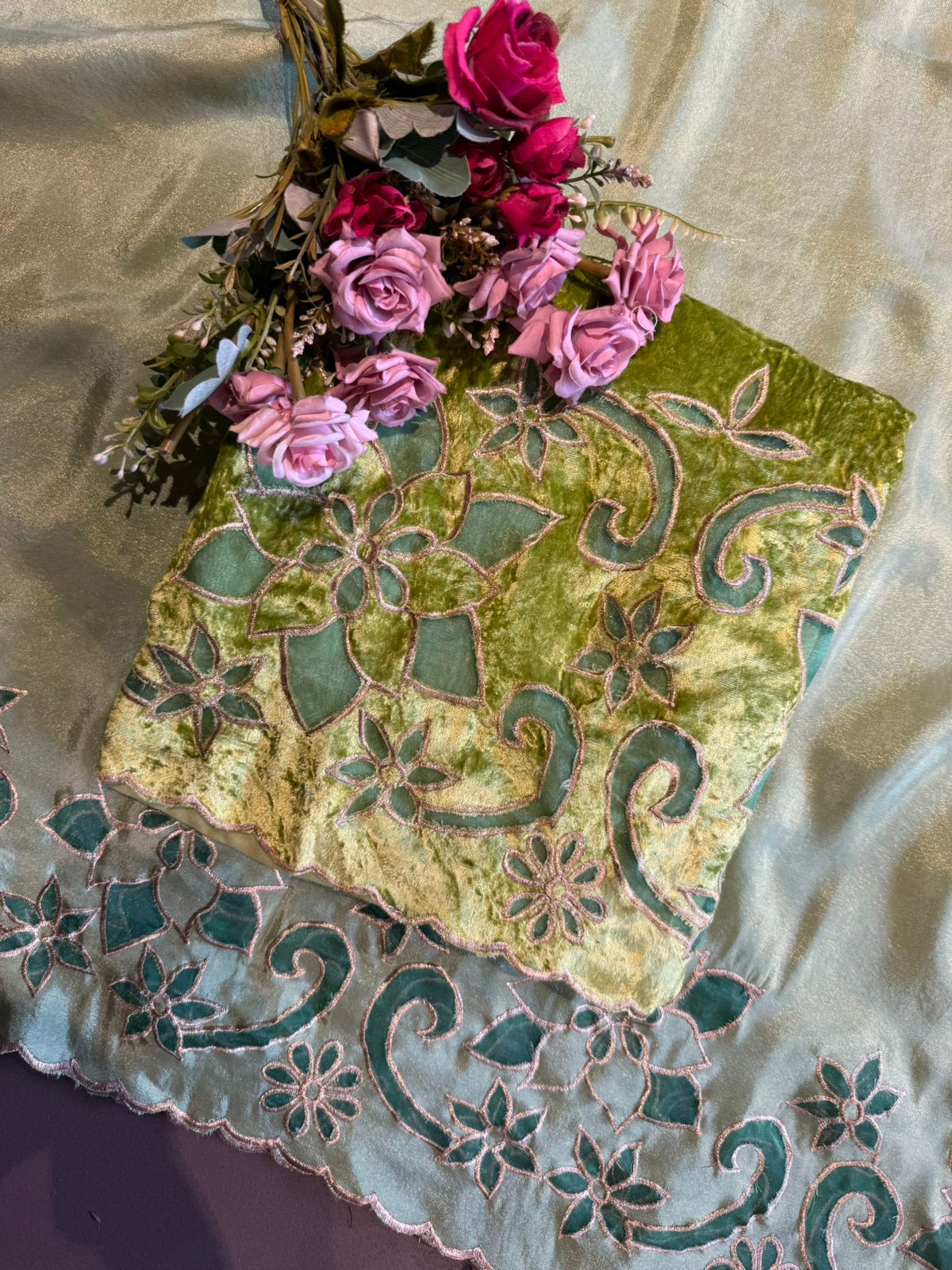 Pure silk velvet Shirt