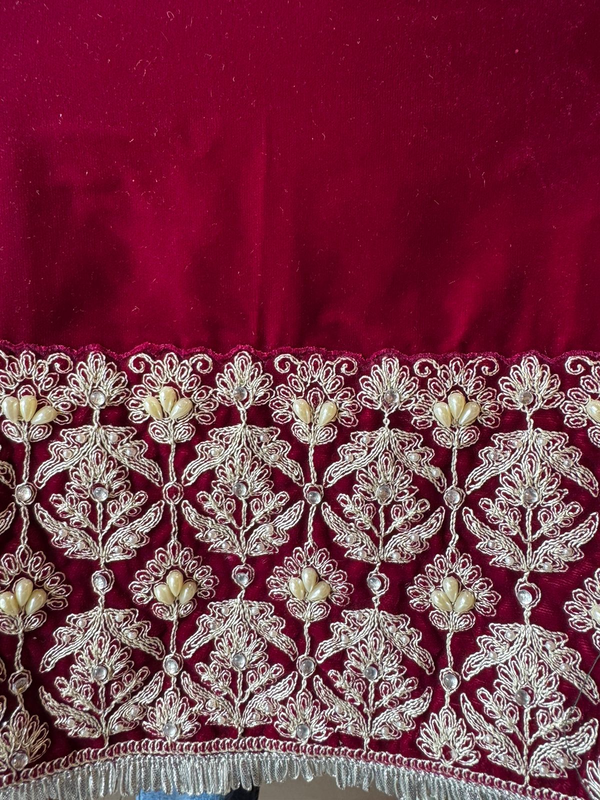 Velvet embroidered Pakistani/Indian ethnic Set