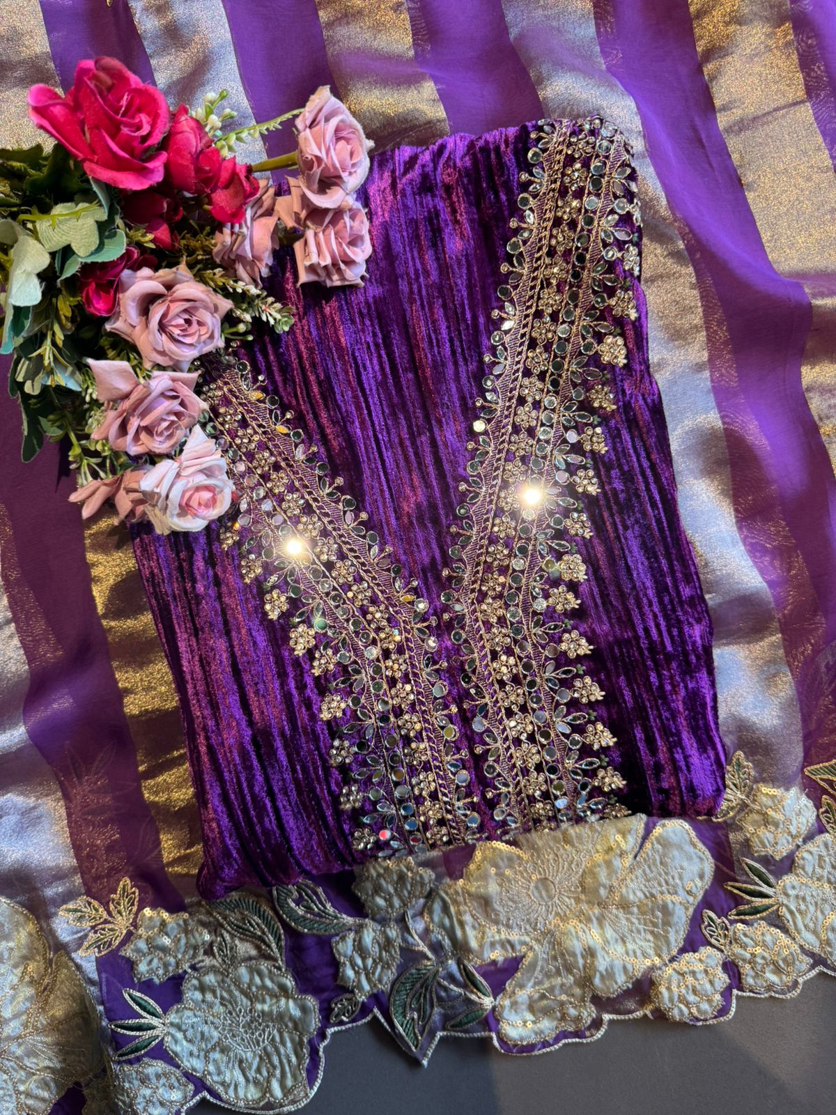 Luxurious Velvet Suit