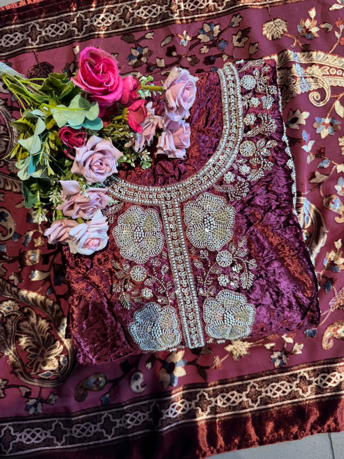 Elegant Velvet Suit