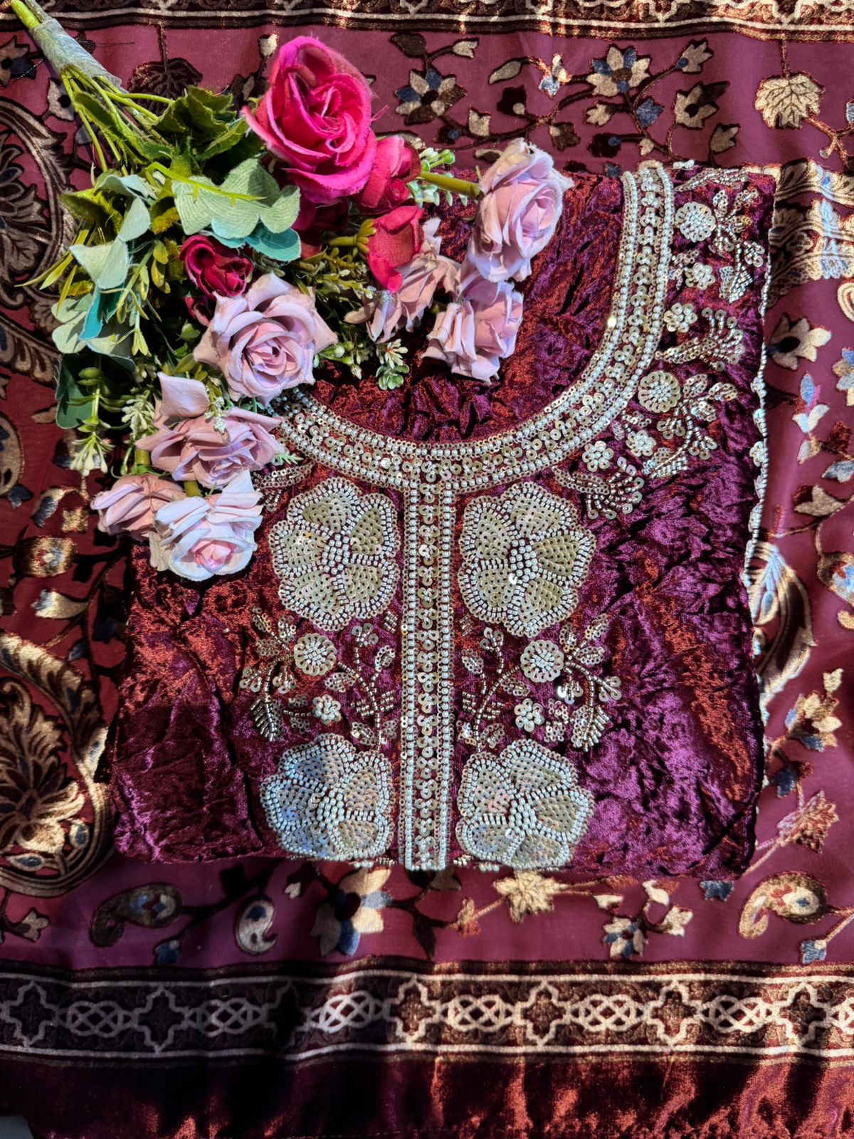 Elegant Velvet Suit
