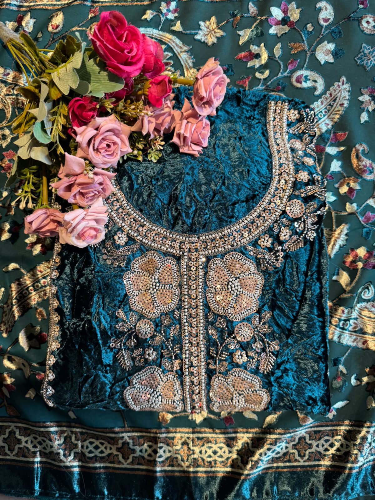 Elegant Velvet Suit
