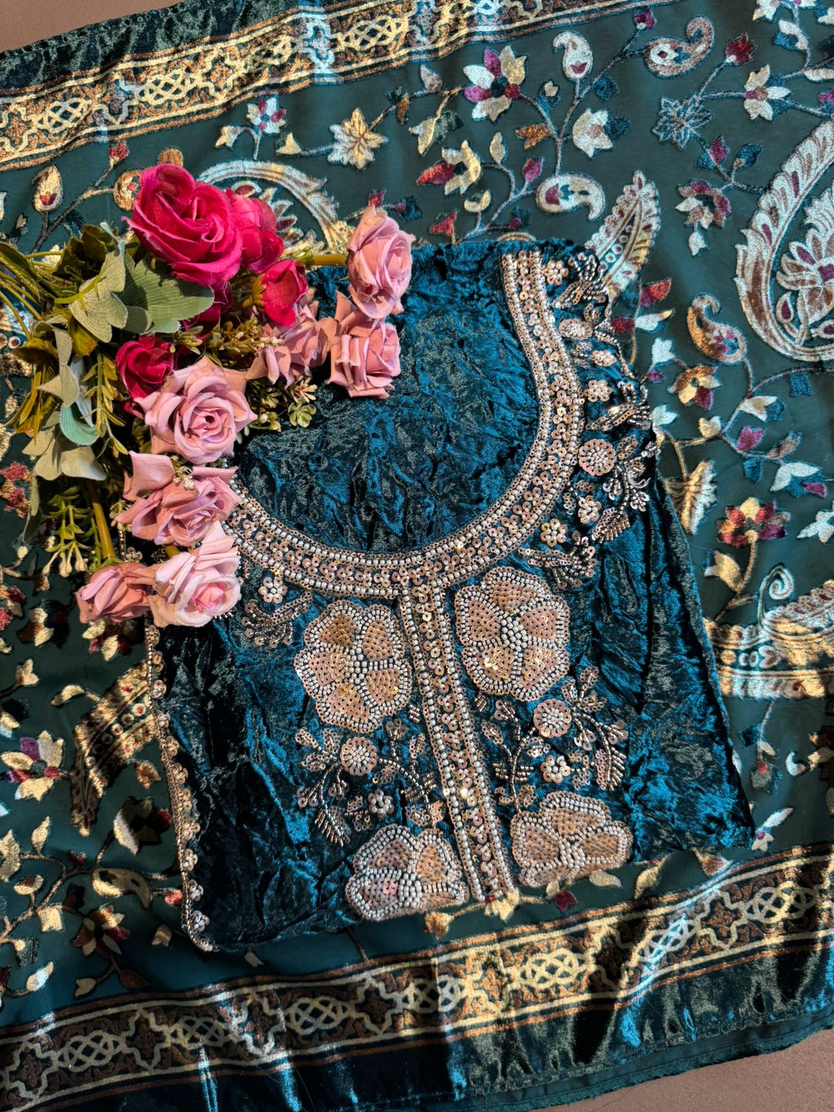 Elegant Velvet Suit