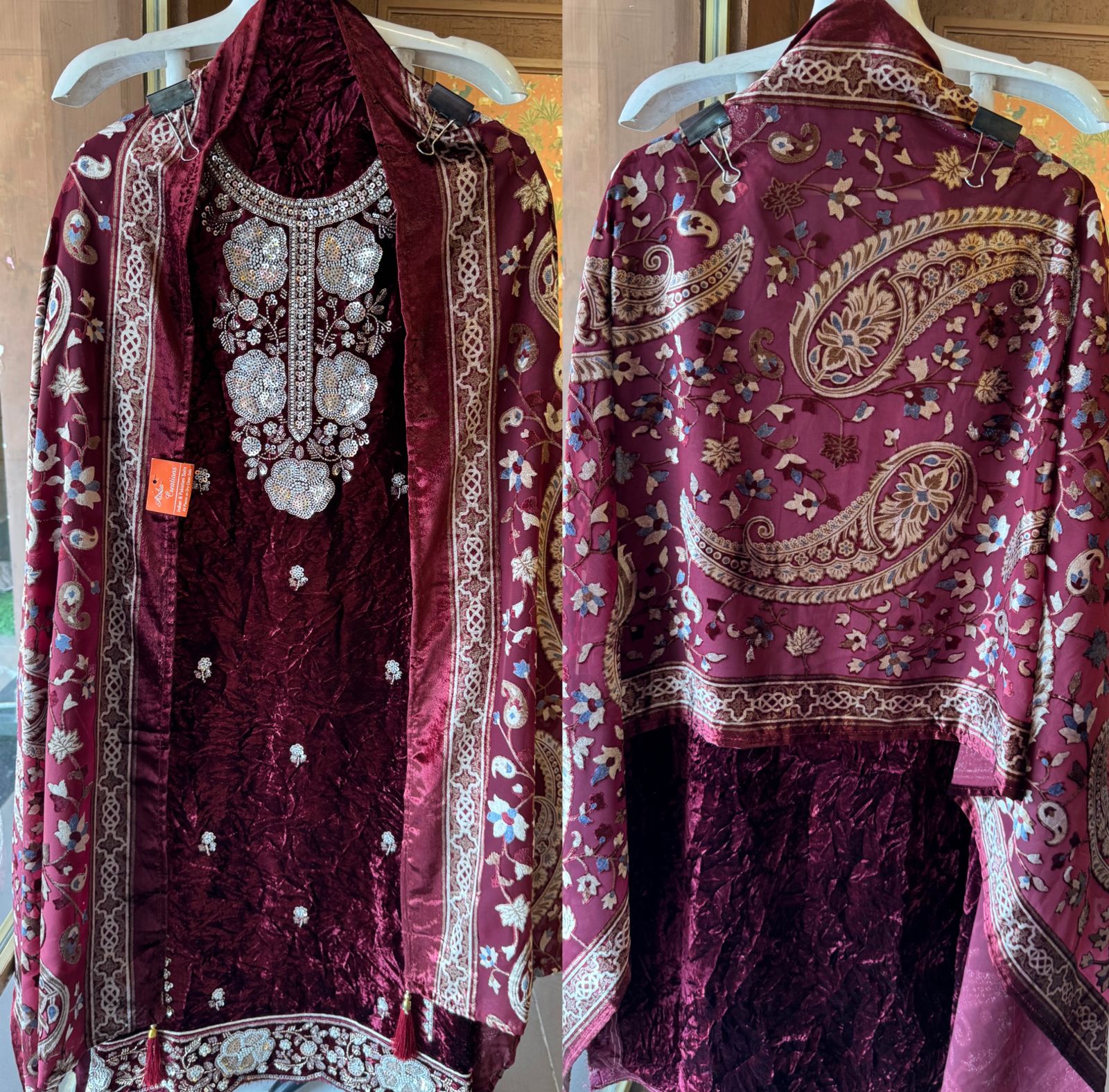 Elegant Velvet Suit