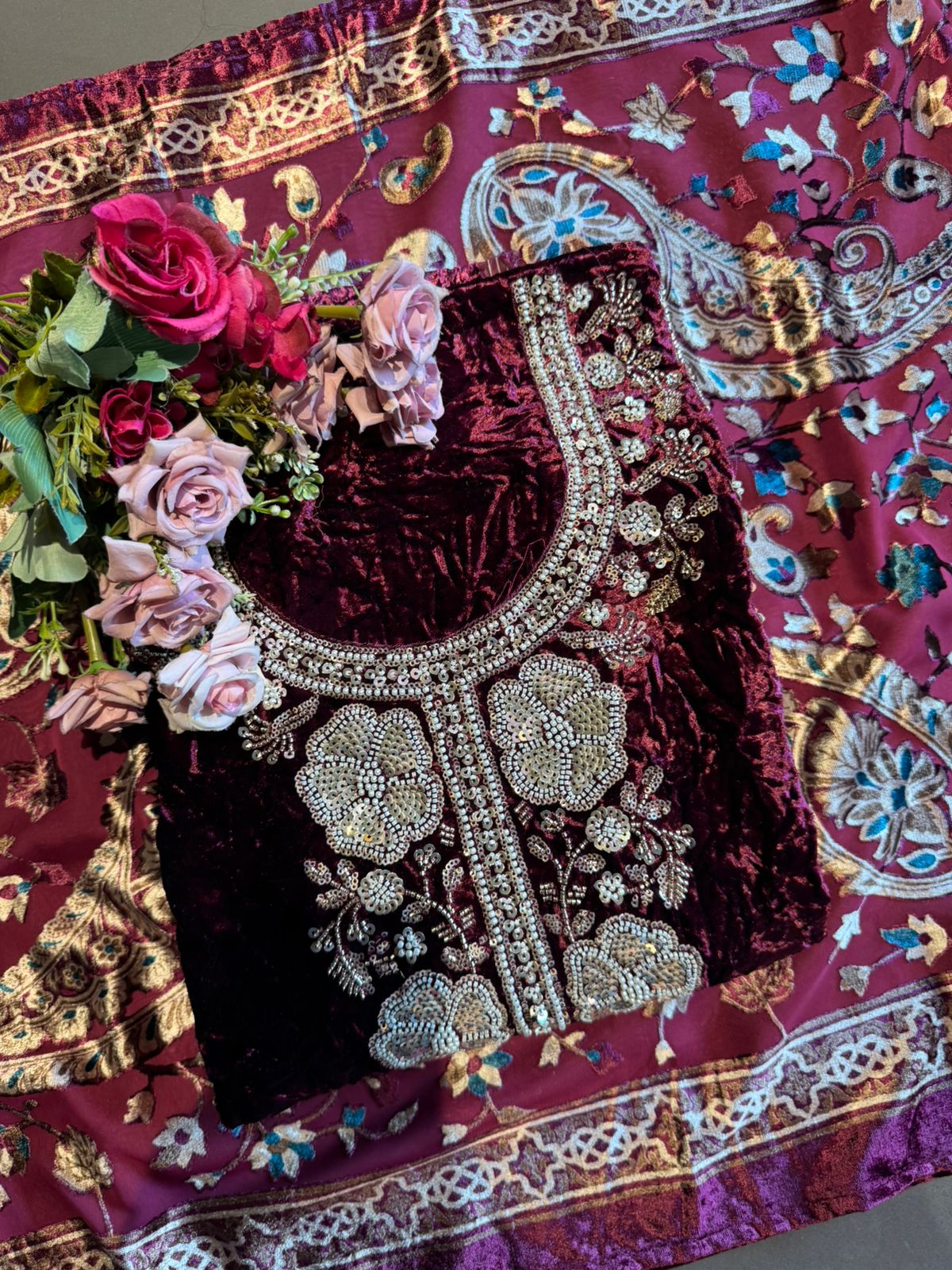 Elegant Velvet Suit