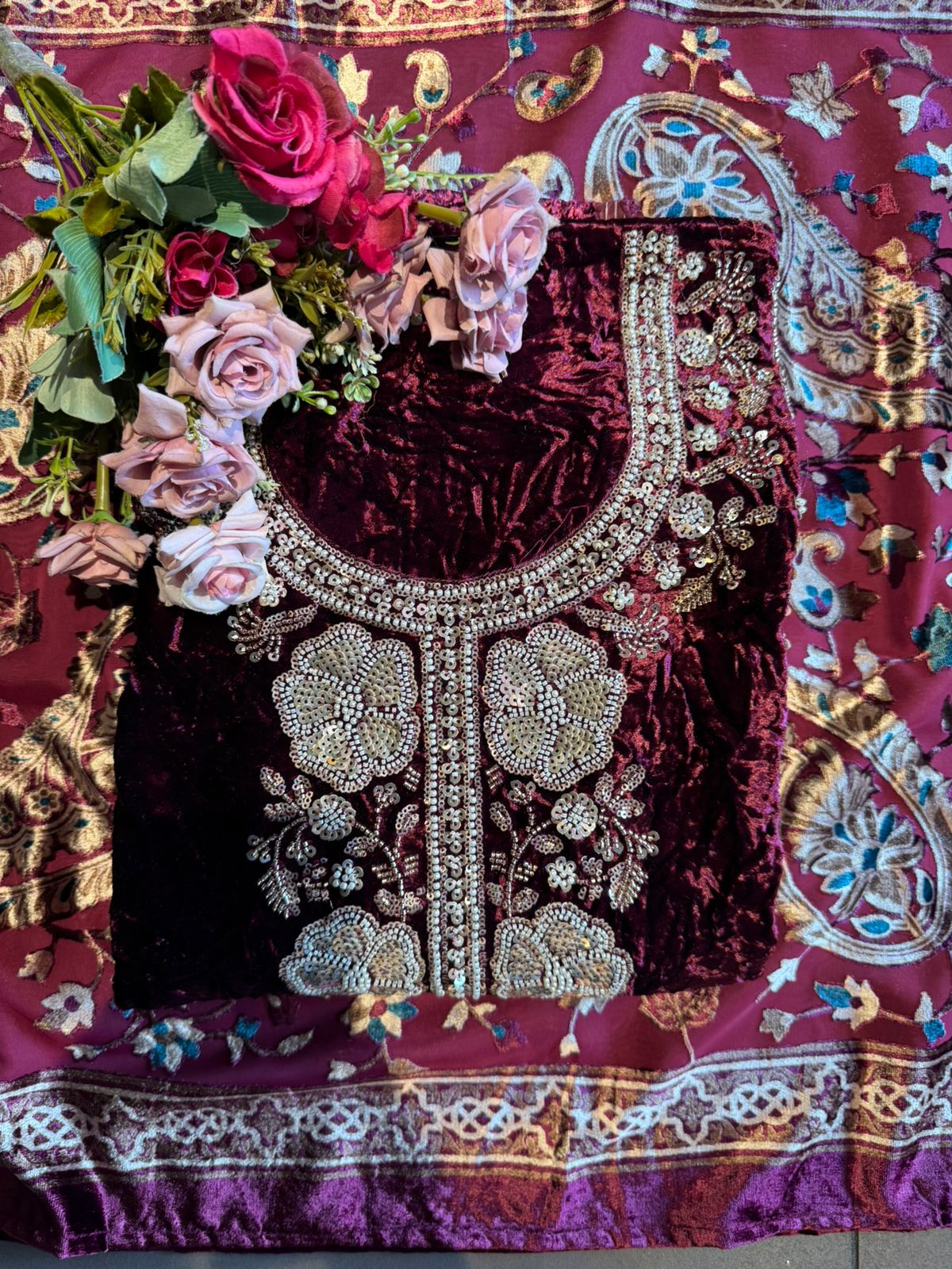 Elegant Velvet Suit