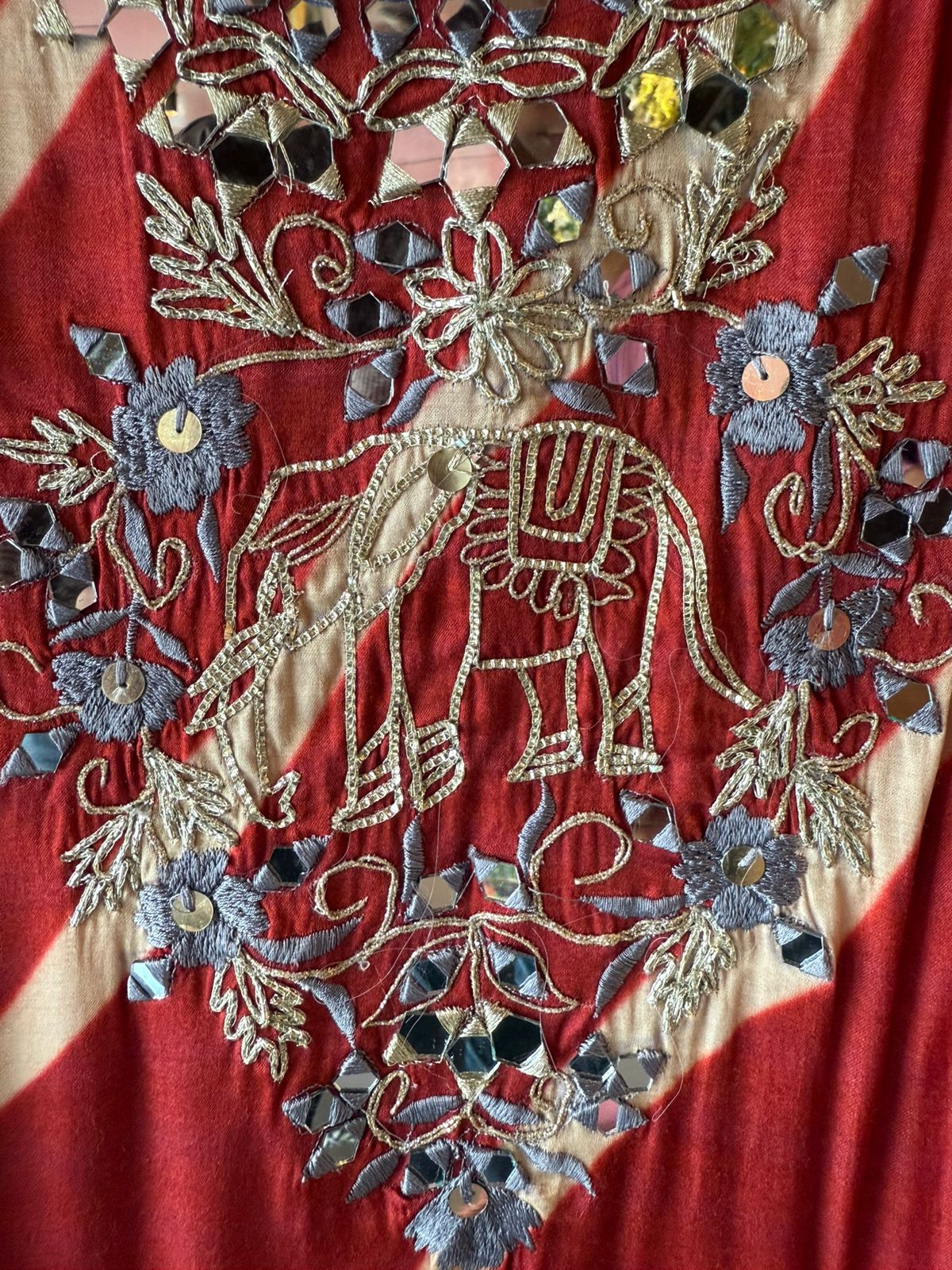 Satin-Silk Bandhani Suit