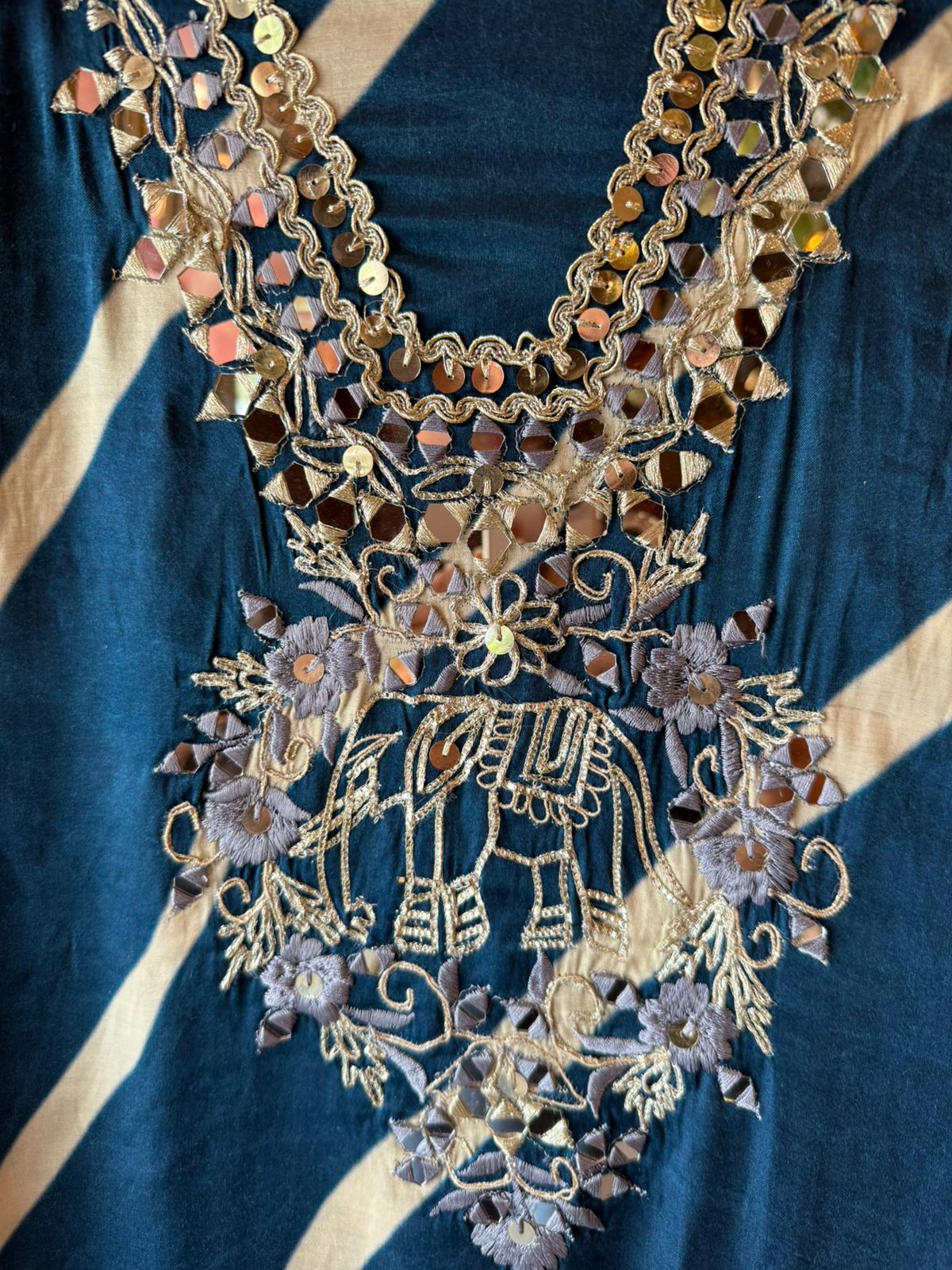 Satin-Silk Bandhani Suit