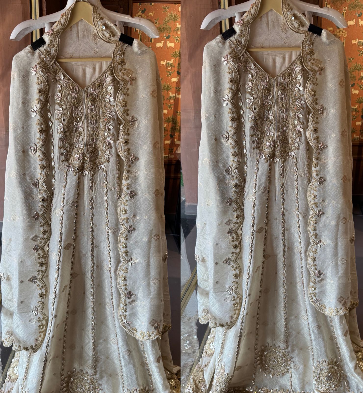 Shimmer Bandej Anarkali suit