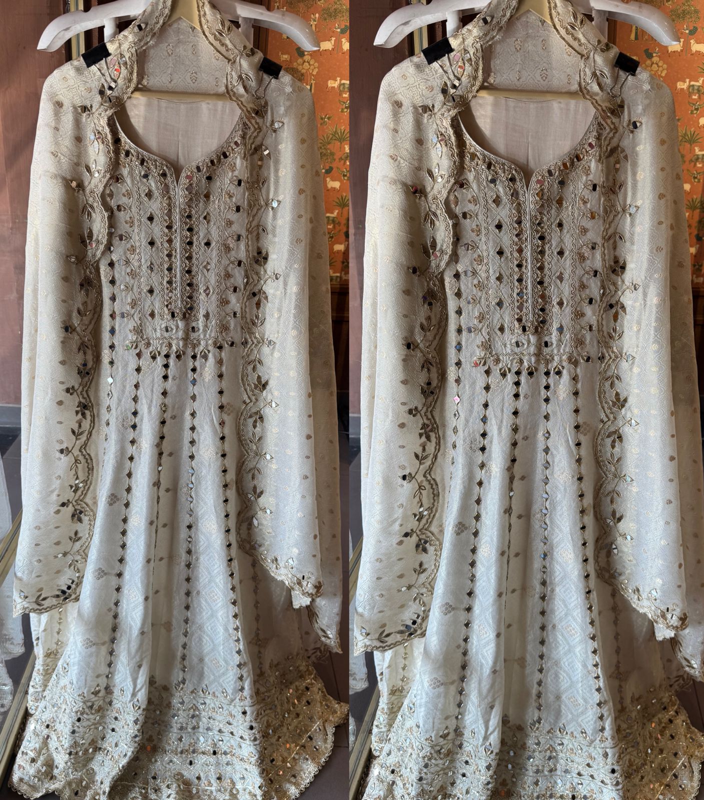 Shimmer Bandej Anarkali suit