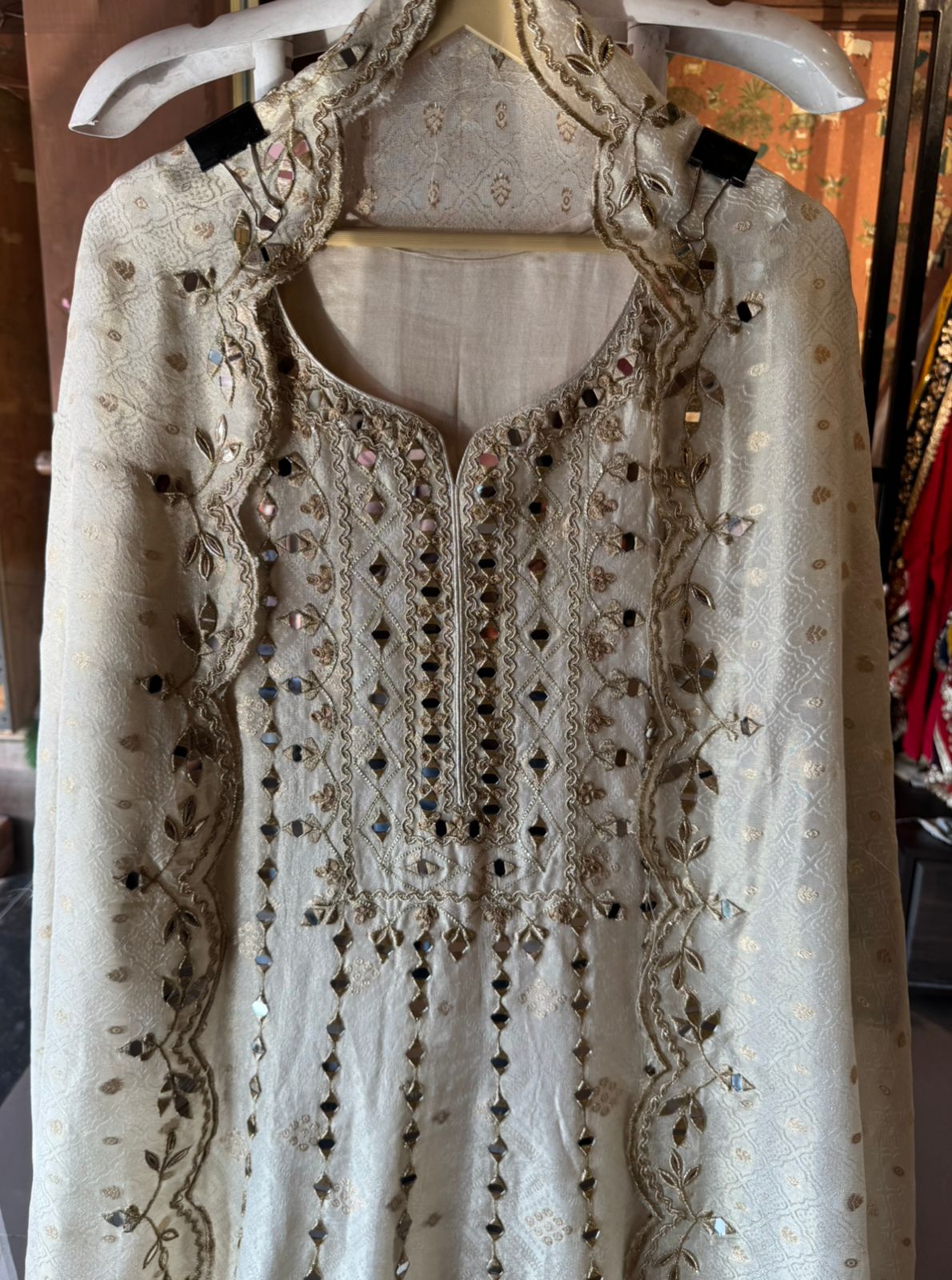 Shimmer Bandej Anarkali suit