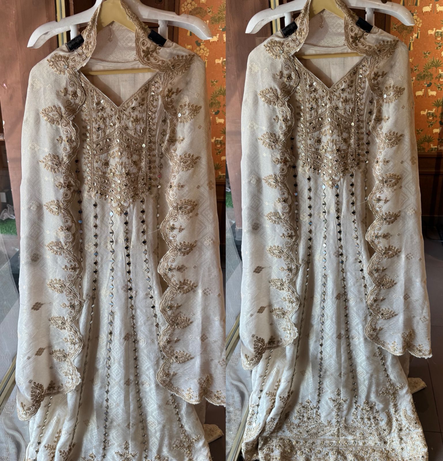 Shimmer Bandej Anarkali suit