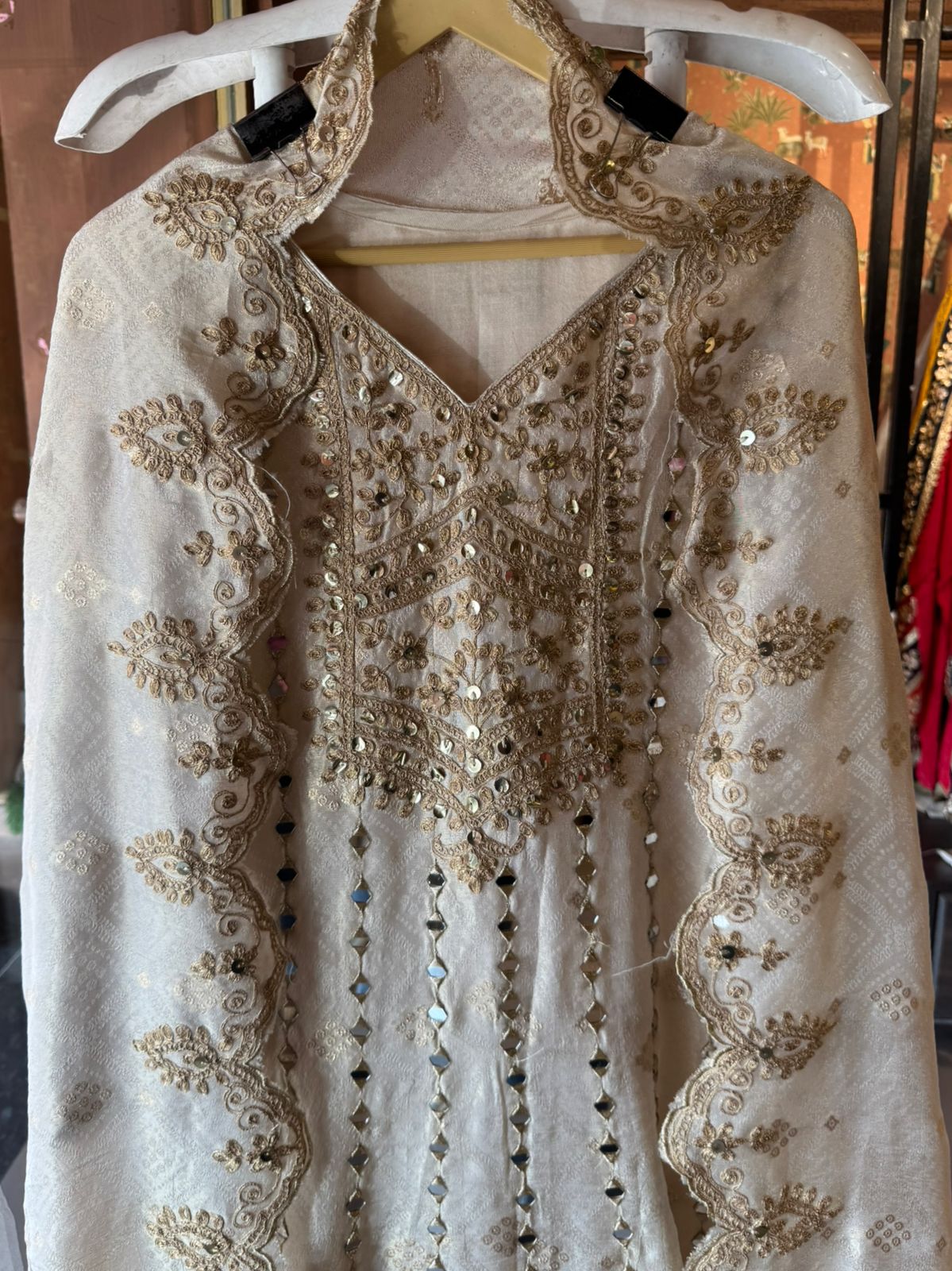 Shimmer Bandej Anarkali suit