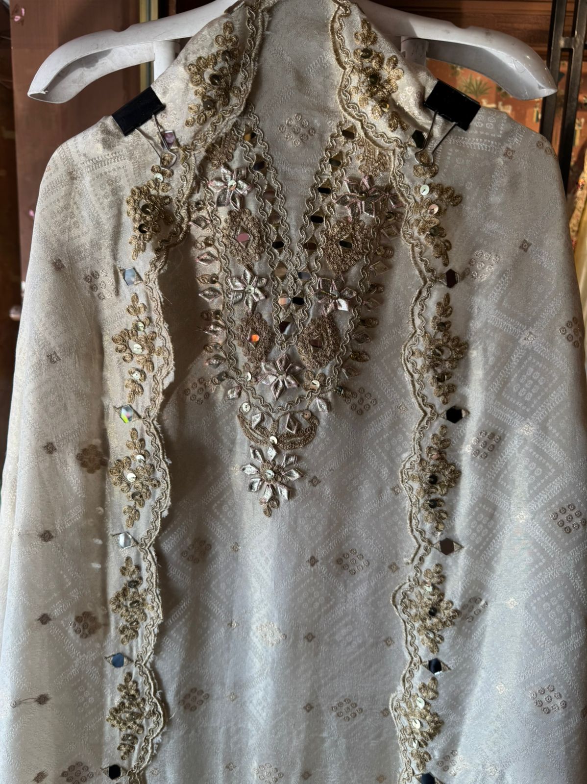 Festive Jacquard Embroidered Unstitched Suit