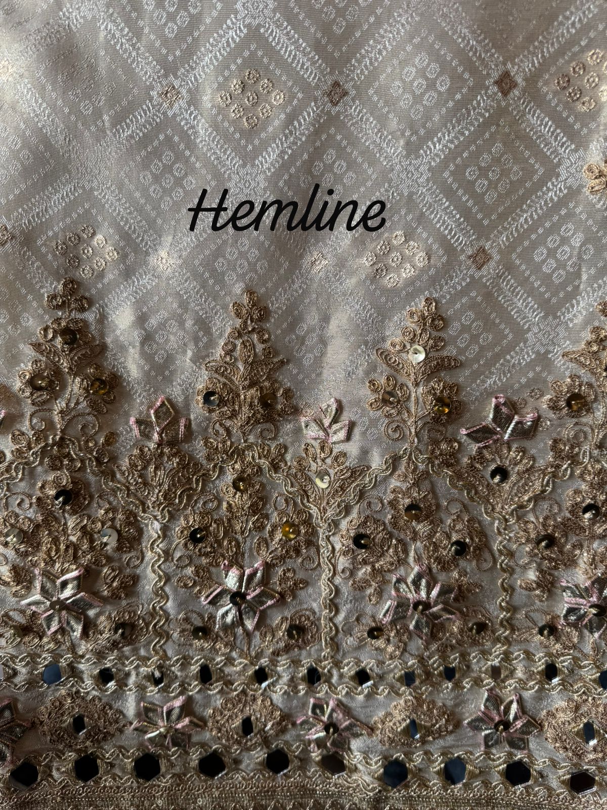 Festive Jacquard Embroidered Unstitched Suit