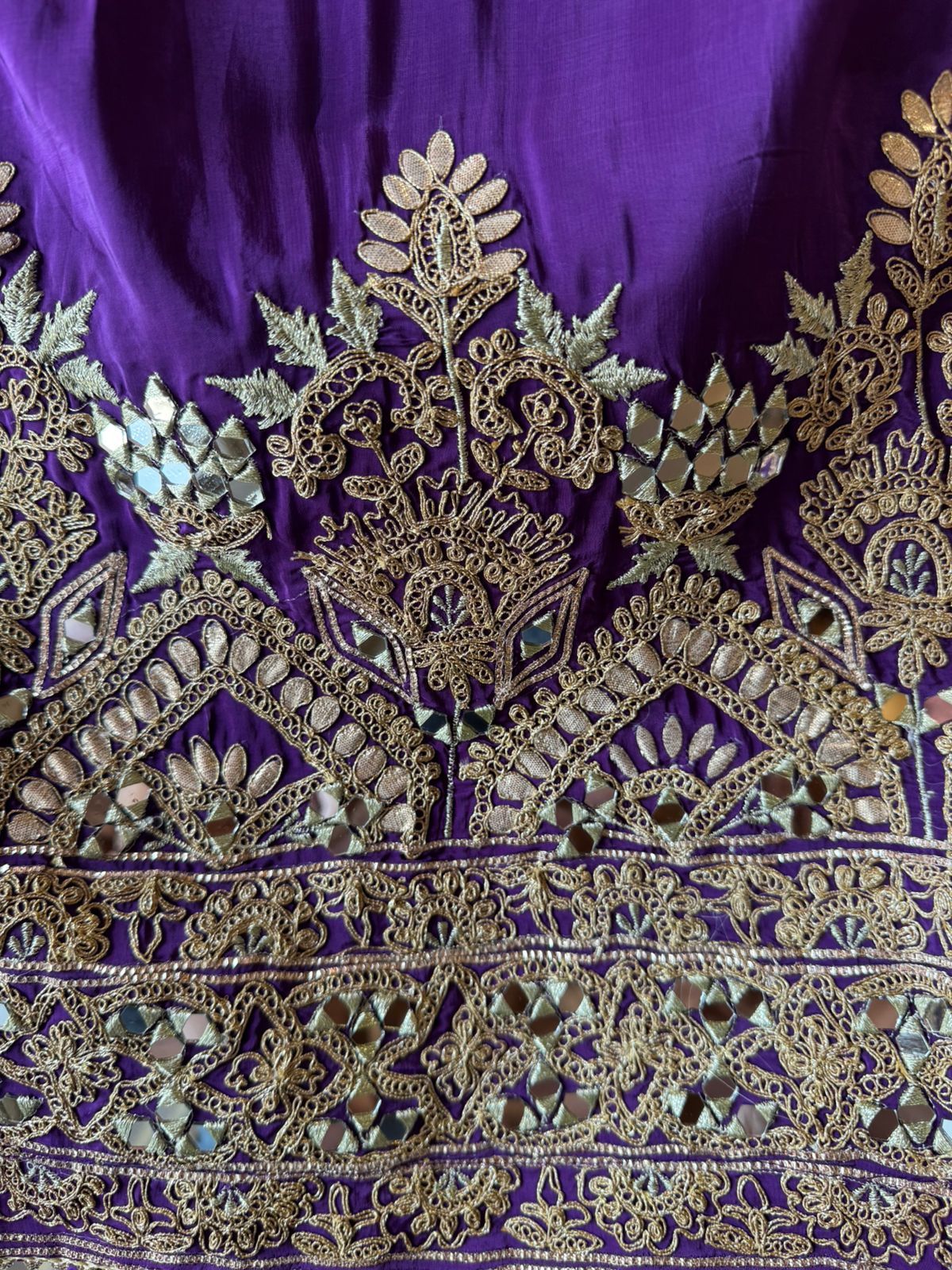 Pure crepe traditional suit