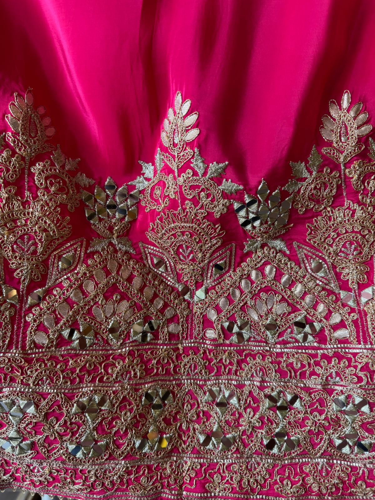 Pure crepe traditional suit