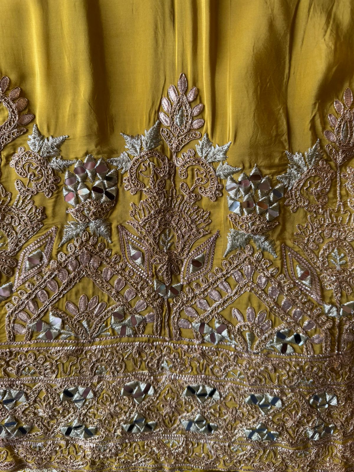 Pure crepe traditional suit