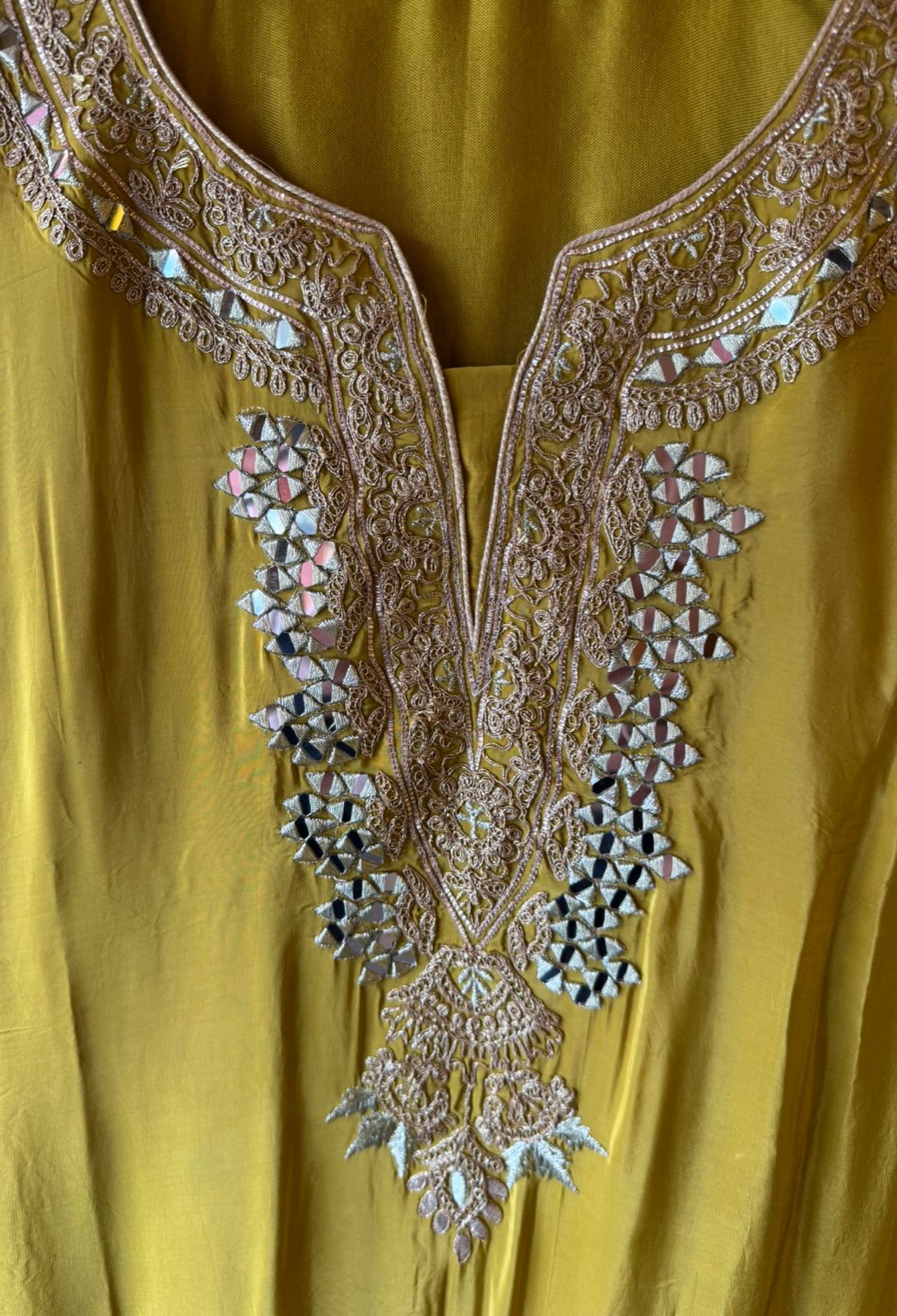 Pure crepe traditional suit