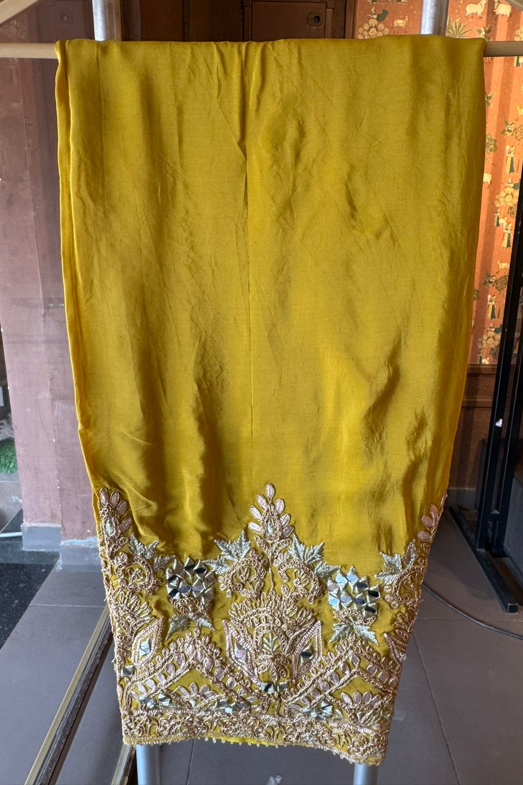 Pure crepe traditional suit