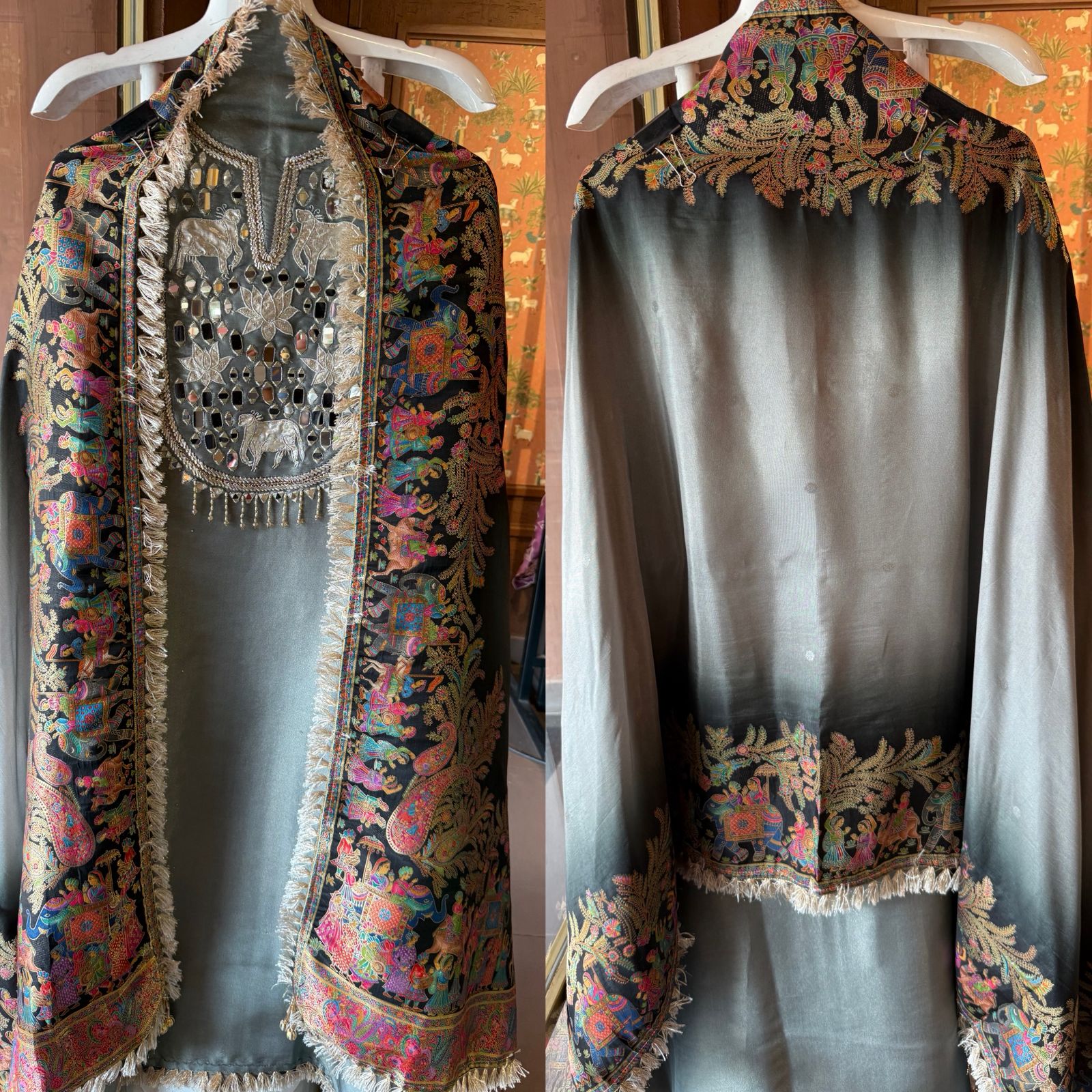 Silvery Giraffe-Tissue Suit