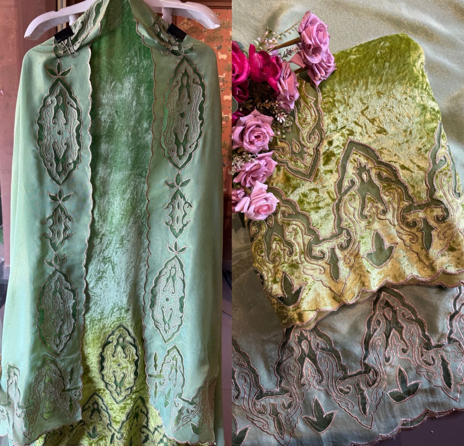 Pure silk velvet Shirt