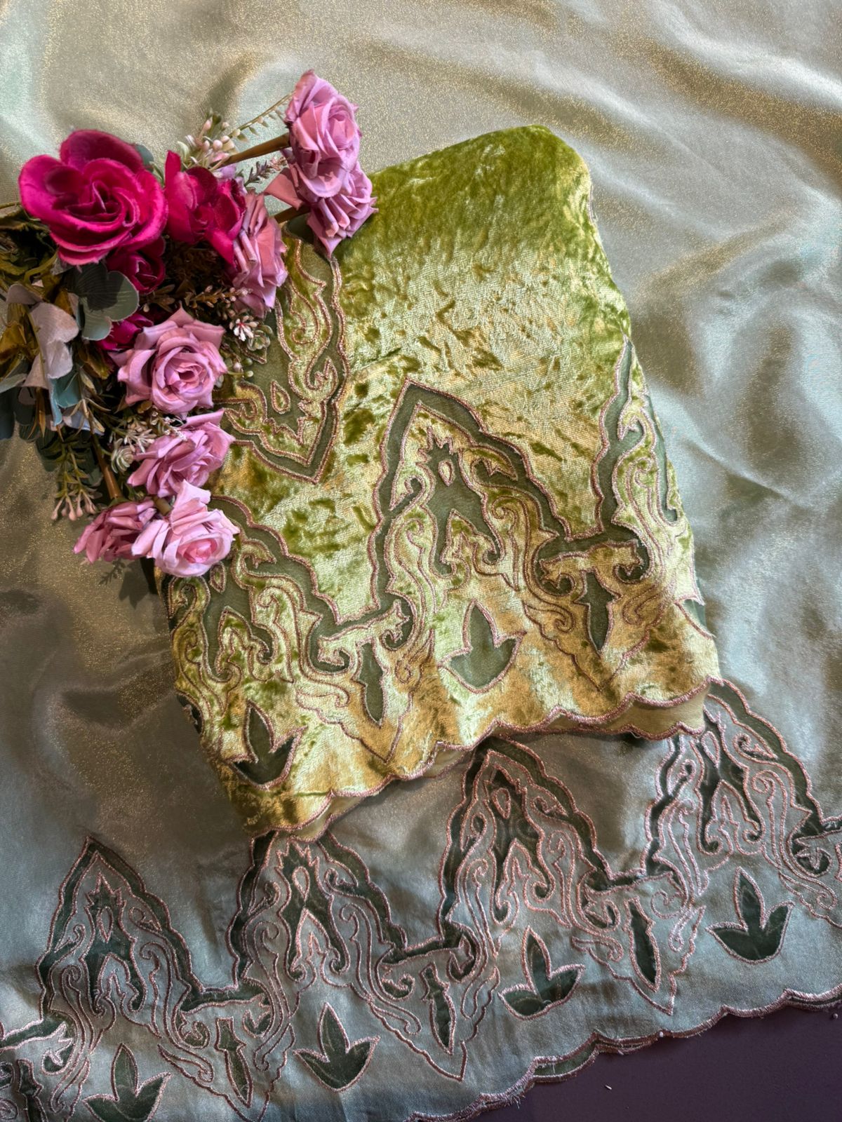 Pure silk velvet Shirt