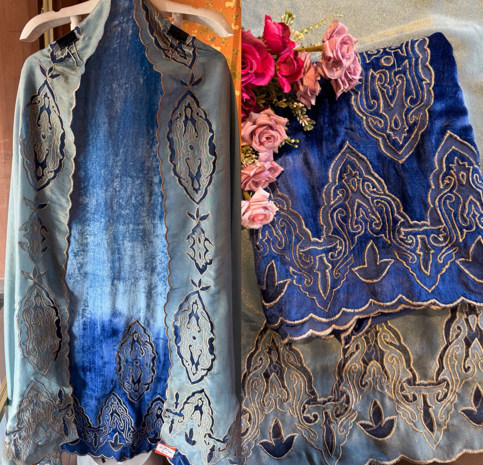 Pure silk velvet Shirt