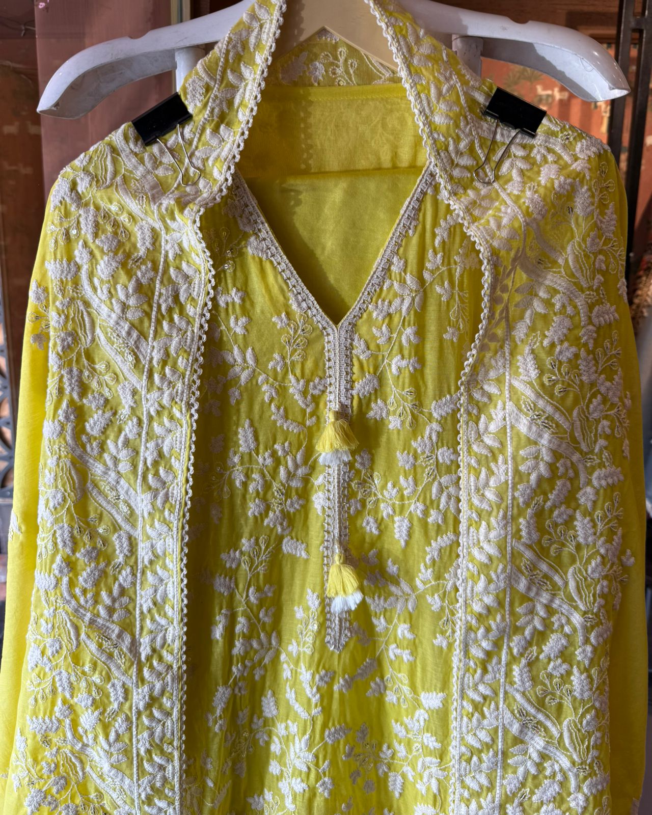 Summer Chikankari Embroidered Unstitched Suit