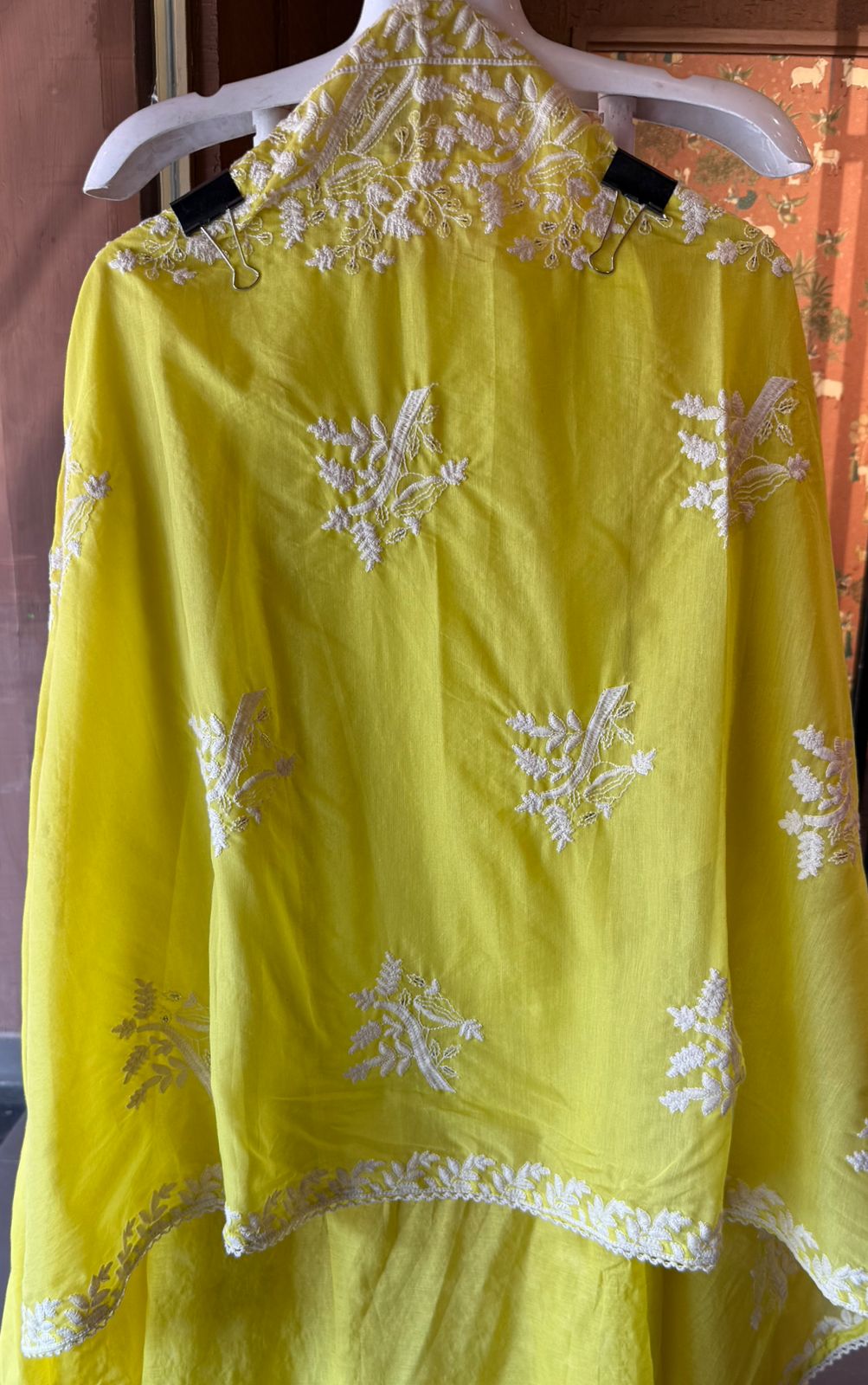 Summer Chikankari Embroidered Unstitched Suit