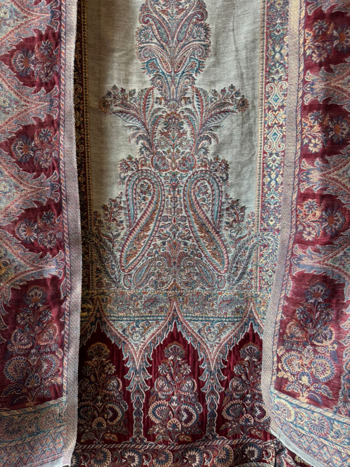 Pure jamdaani cotton Silk Suit