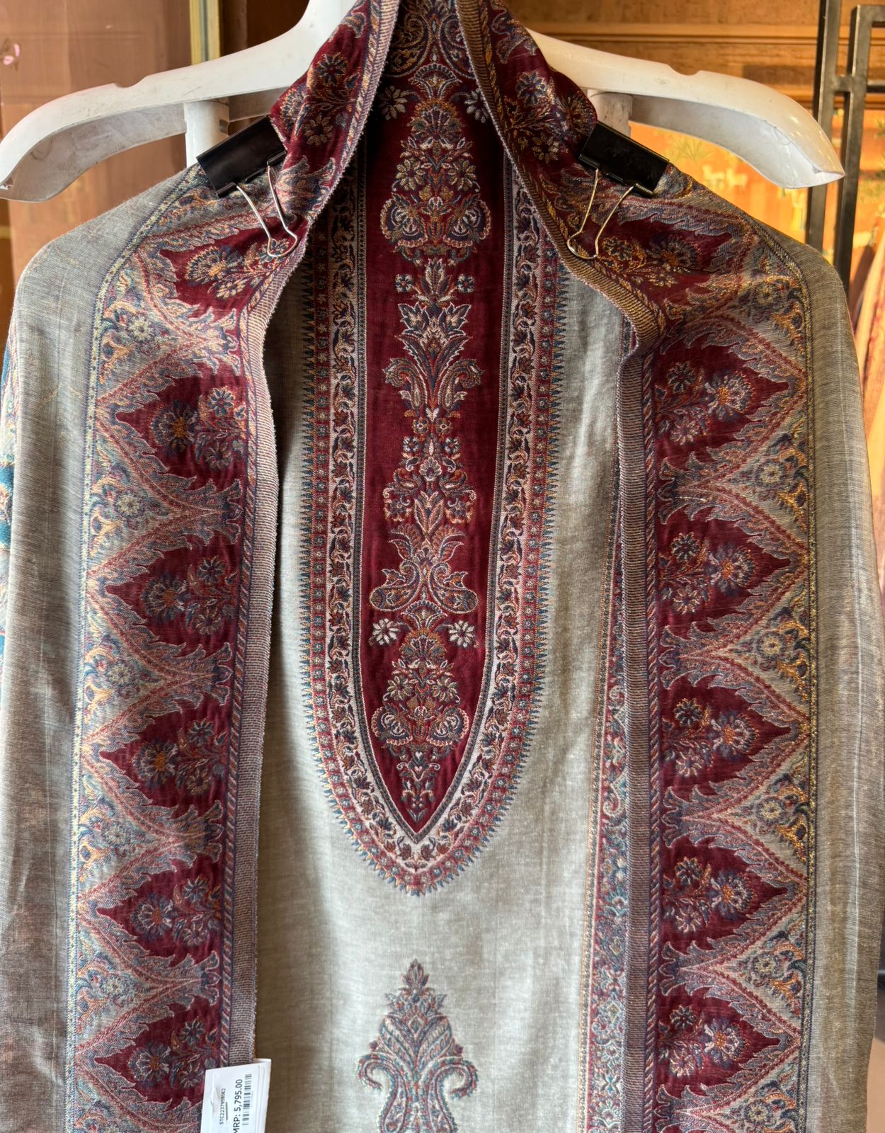 Pure jamdaani cotton Silk Suit